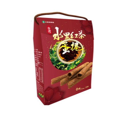 水里鄉農會商品 水里紅紅茶蛋捲216g-細節圖2