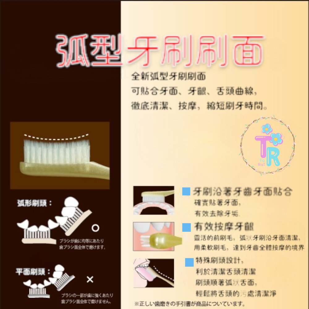 ☺ToRai☺日本製  池本牙刷 DuBOIS 健康長壽牙刷   軟(刷毛：3列)-細節圖3
