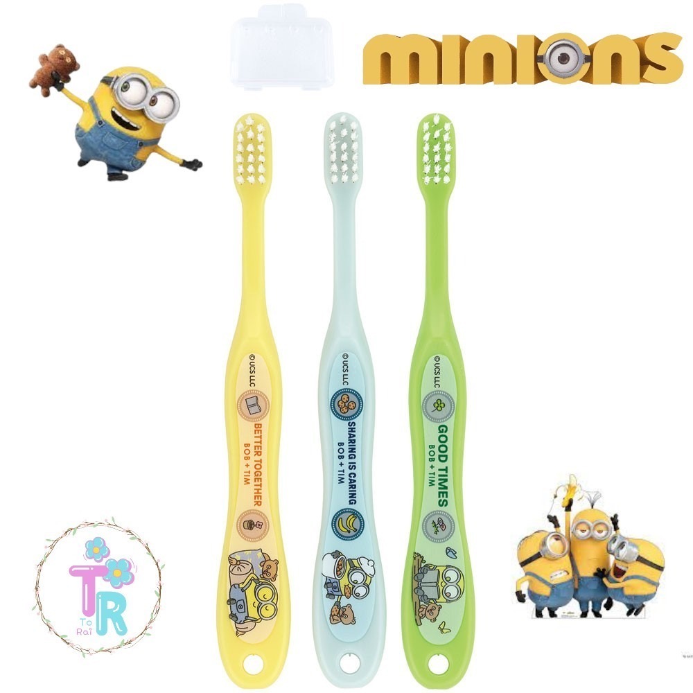 ☺ToRai☺日本Skater 3-5歲 3-5Y 兒童牙刷  牙刷   寶可夢 小小兵 BABY SHARK 汪汪隊-細節圖3