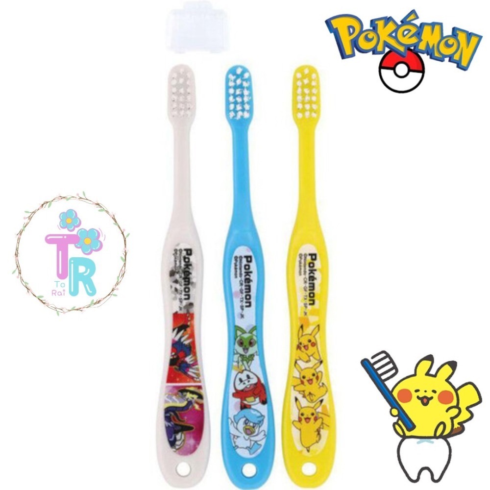 ☺ToRai☺日本Skater 3-5歲 3-5Y 兒童牙刷  牙刷   寶可夢 小小兵 BABY SHARK 汪汪隊-細節圖4
