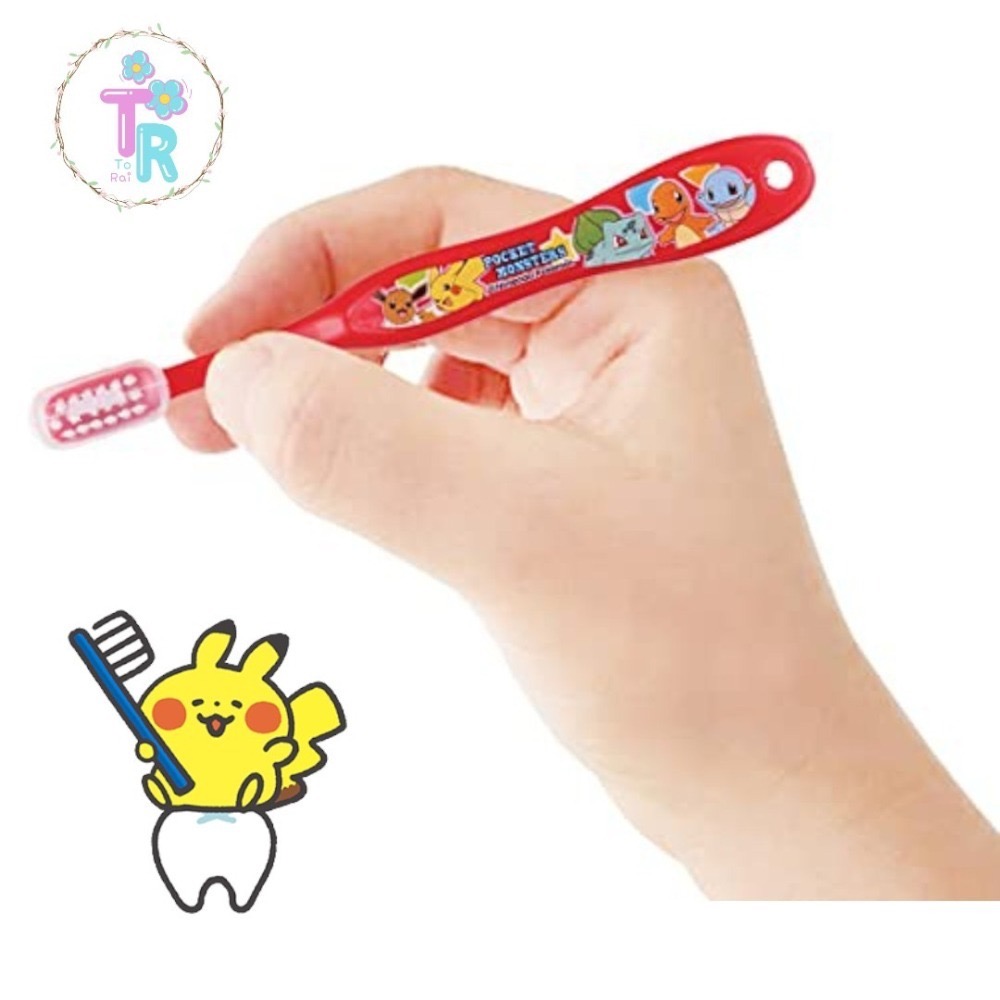 ☺ToRai☺日本Skater 3-5歲 3-5Y 兒童牙刷  牙刷   寶可夢 小小兵 BABY SHARK 汪汪隊-細節圖7