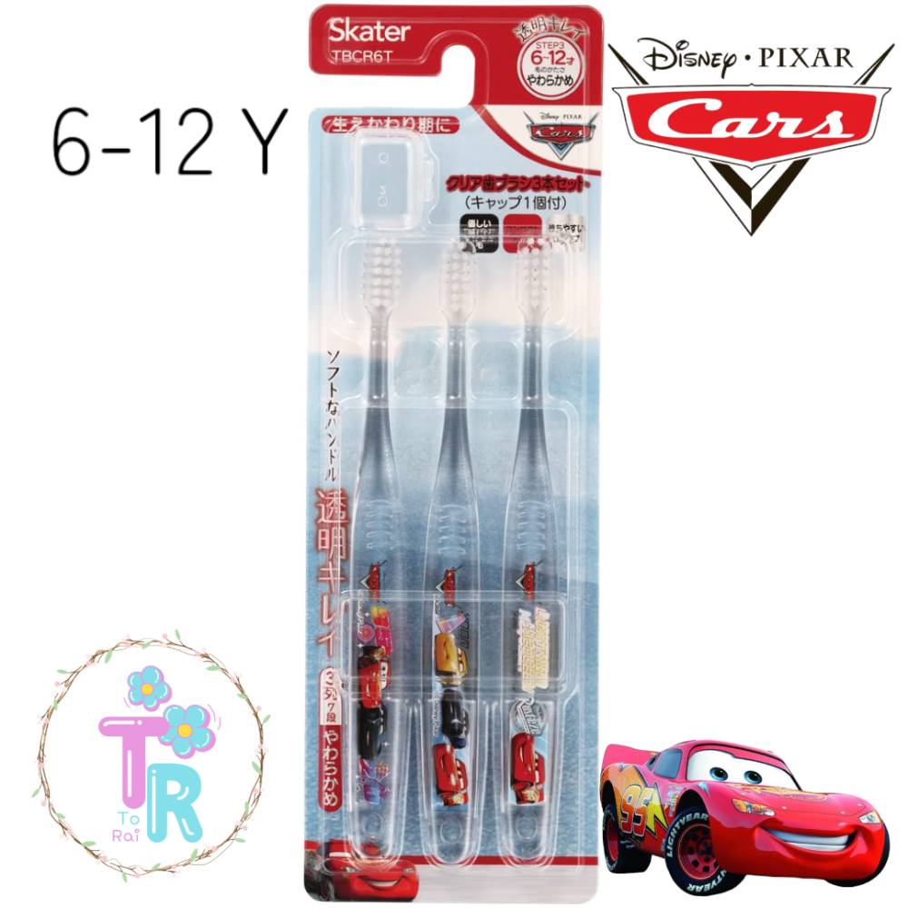 ☺ToRai☺日本Skater 6-12歲 6-12Y 兒童牙刷  閃電麥坤cars /Marvel 漫威 /寶可夢-細節圖2