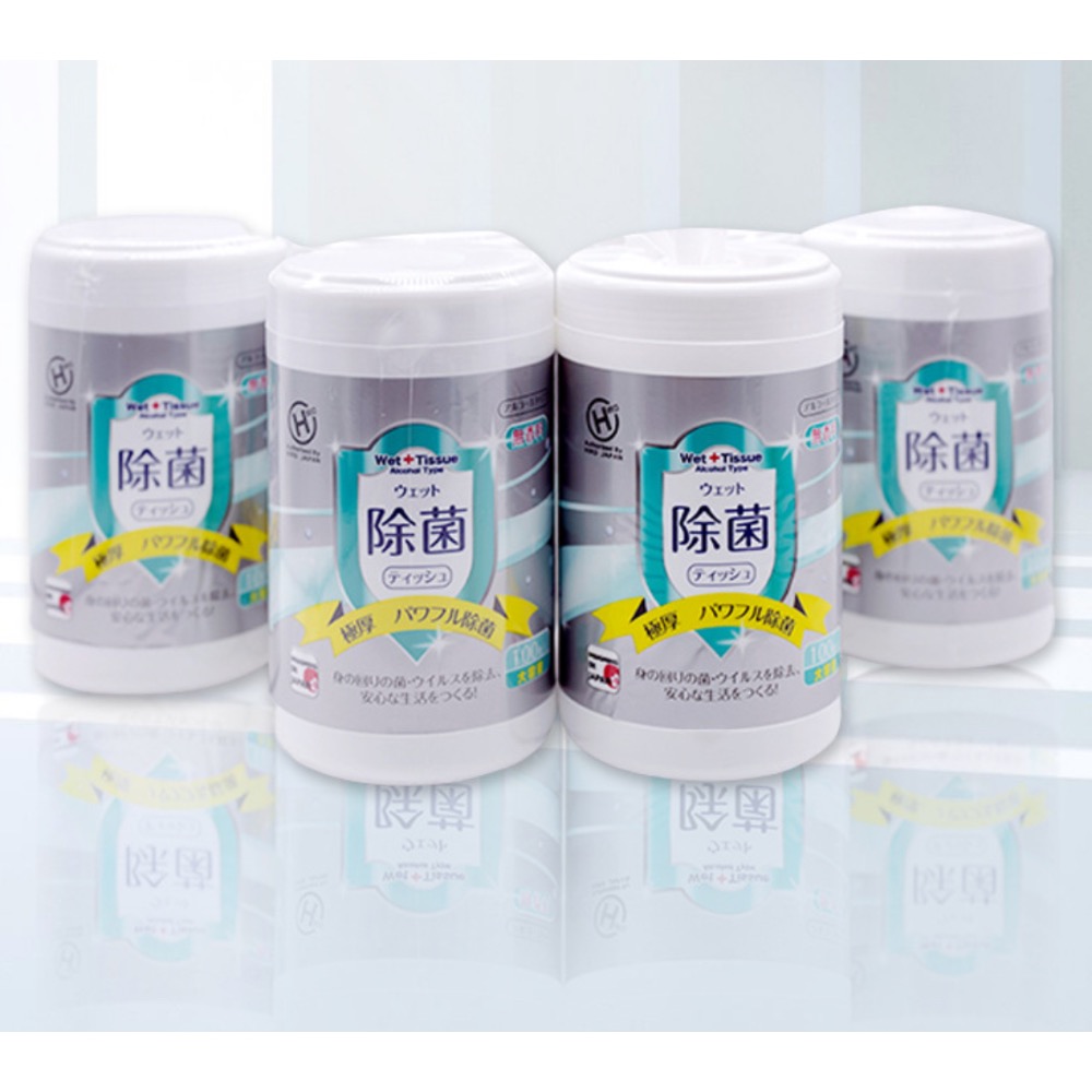 酒精濕紙巾🇯🇵出口日本100抽取筒裝-細節圖2