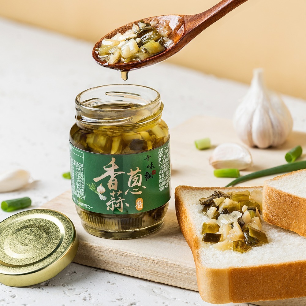 【十味觀】香蔥蒜醬X2瓶(120g/瓶)植物五辛素-細節圖2