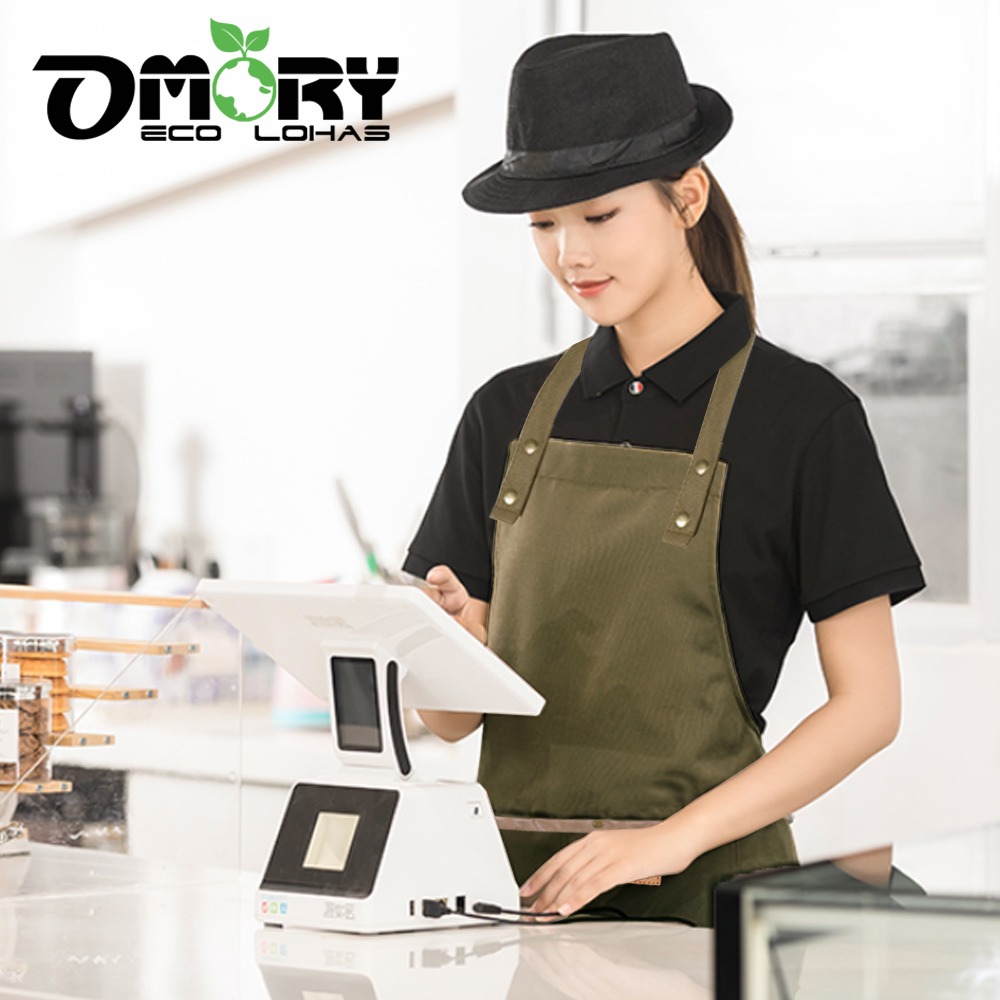 【OMORY】職人可調式防潑水圍裙-細節圖3