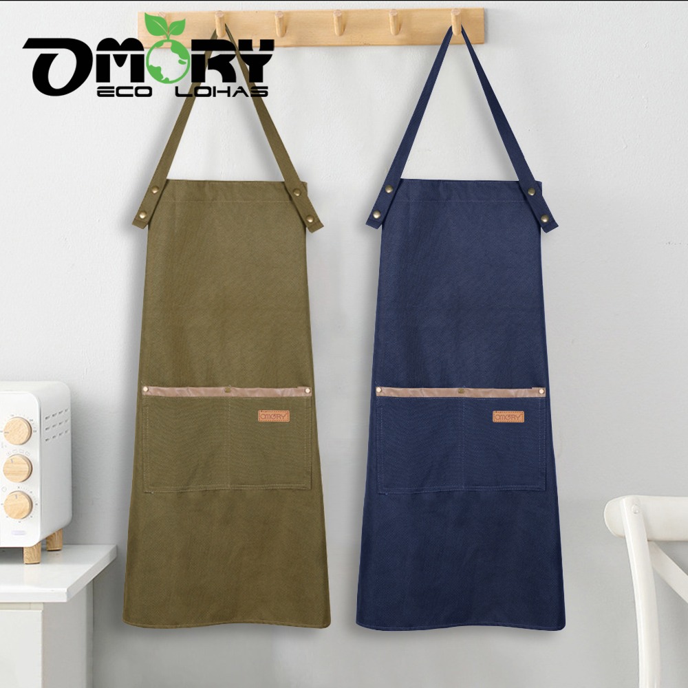 【OMORY】職人可調式防潑水圍裙-細節圖4