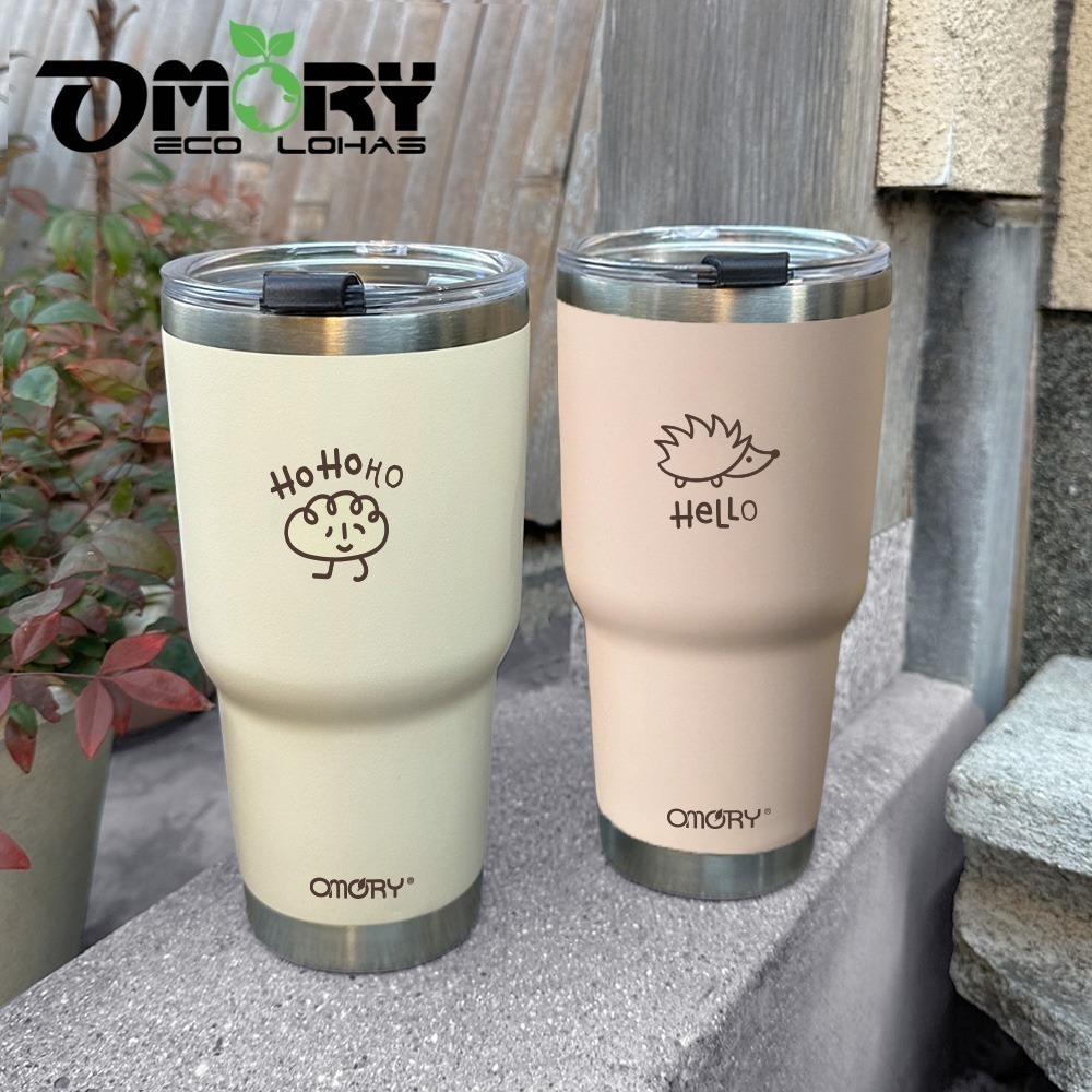 【限時購】【OMORY】哈囉原創冰壩杯900ml (無附吸管)-細節圖3