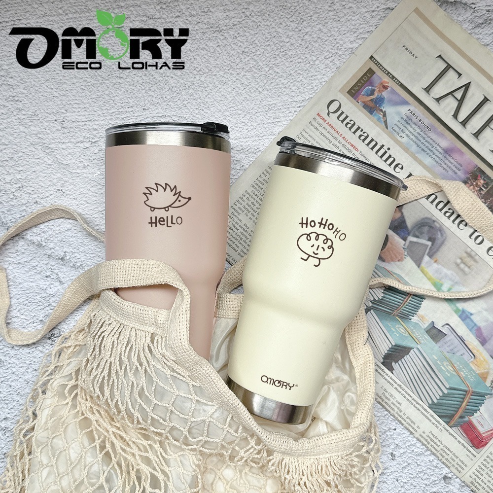 【限時購】【OMORY】哈囉原創冰壩杯900ml (無附吸管)-細節圖4