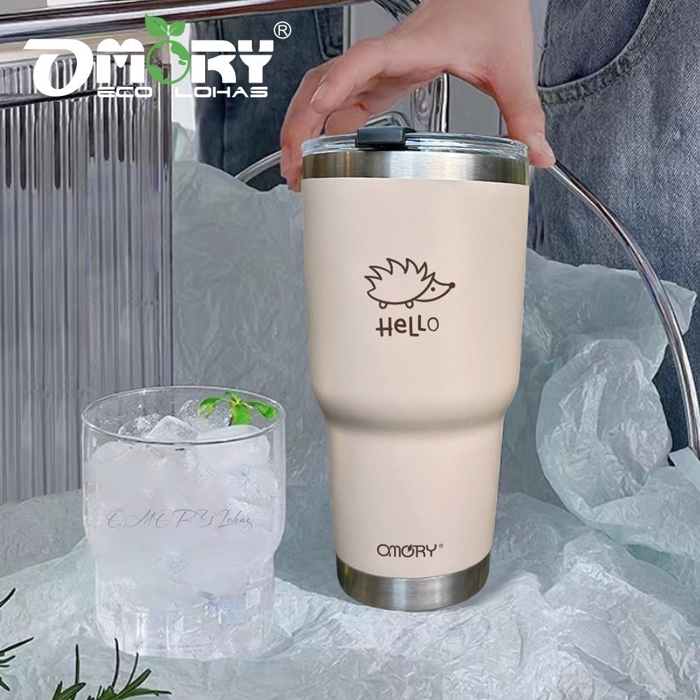 【限時購】【OMORY】哈囉原創冰壩杯900ml (無附吸管)-細節圖11