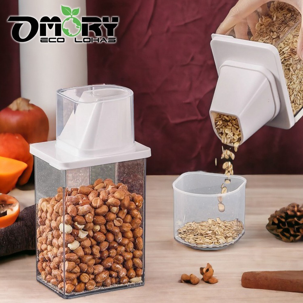 【限時購】【OMORY】雜糧儲物密封罐-800ml-細節圖7