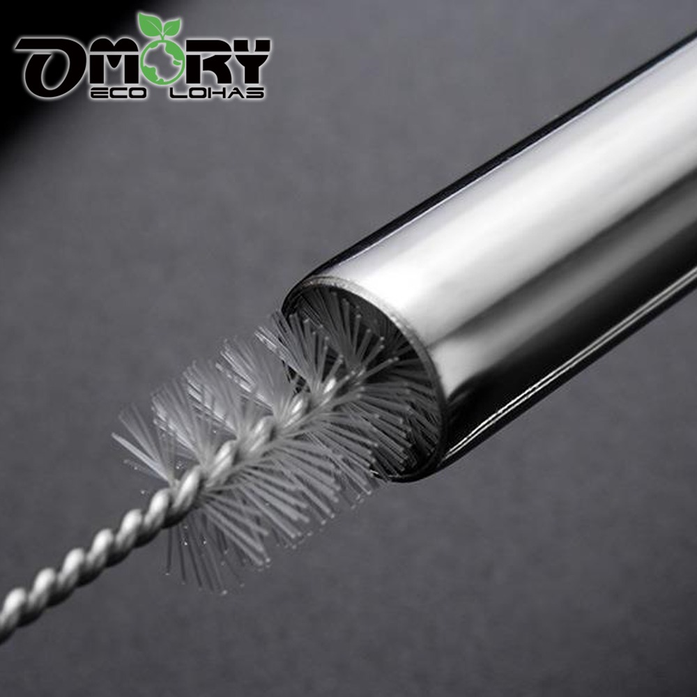 【OMORY】304不鏽鋼吸管30CM(附刷)特長吸管-細節圖3