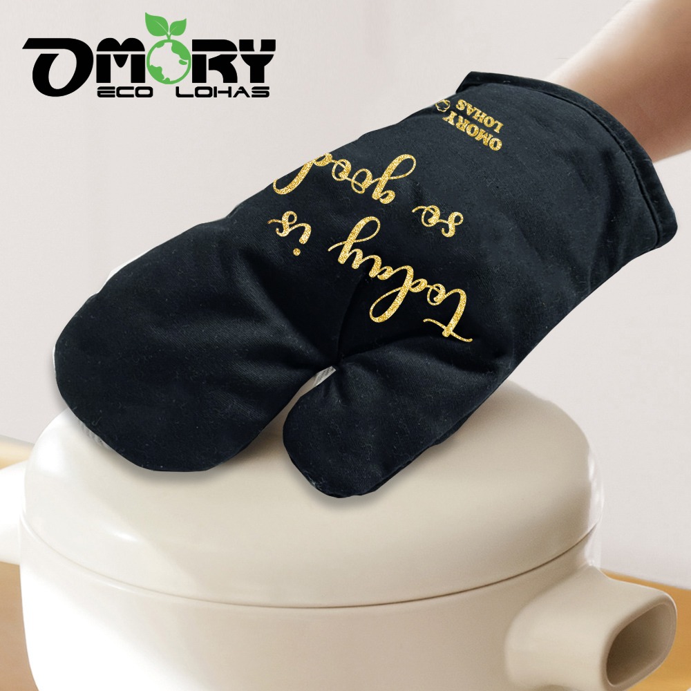 【OMORY】輕奢厚棉防燙隔熱手套-兩種圖案隨機出貨-細節圖6