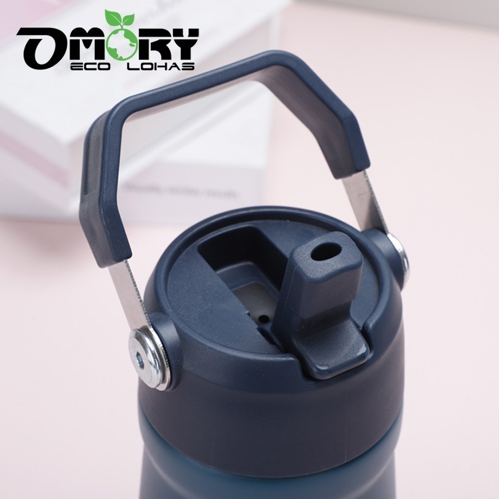 【限時購】【OMORY】舒活不鏽鋼真空手提吸管瓶650ml-細節圖6