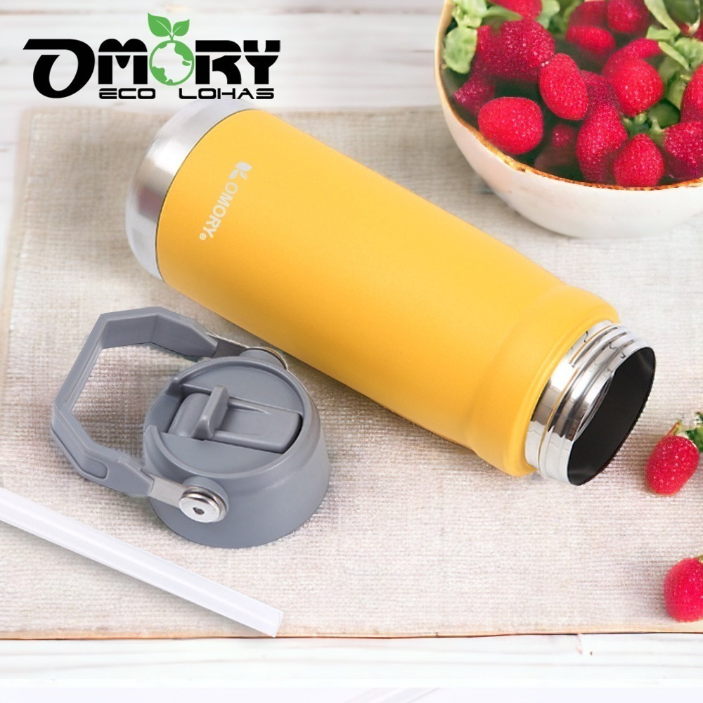 【限時購】【OMORY】舒活不鏽鋼真空手提吸管瓶650ml-細節圖8