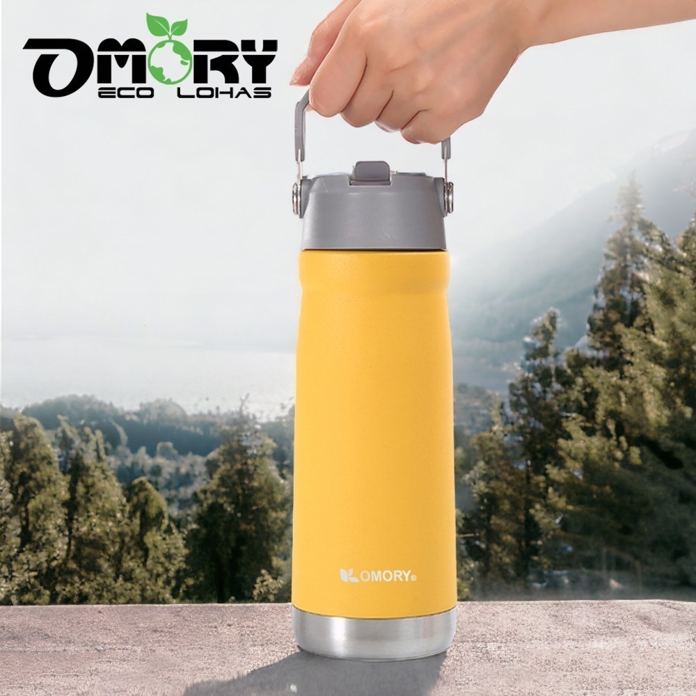 【限時購】【OMORY】舒活不鏽鋼真空手提吸管瓶650ml-規格圖11