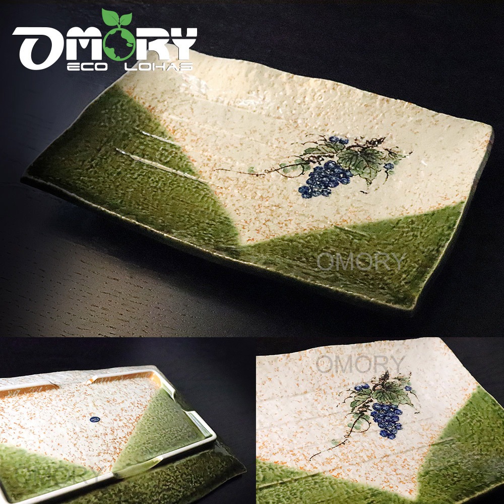 【OMORY】日式志野葡萄陶瓷燒物皿/漬物小缽-細節圖2