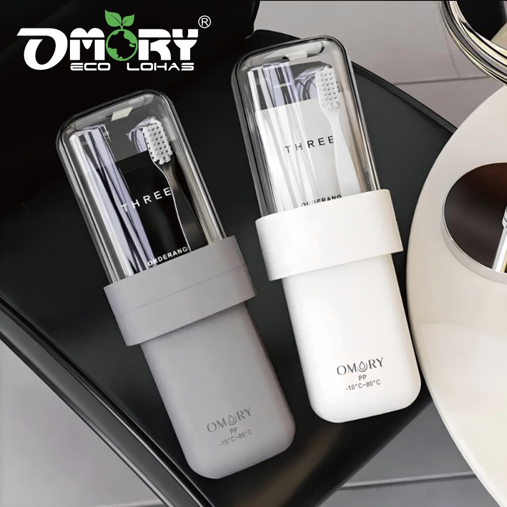 【OMORY】旅用便攜收納洗漱杯 牙刷牙膏收納盒-旅行漱口杯-細節圖4