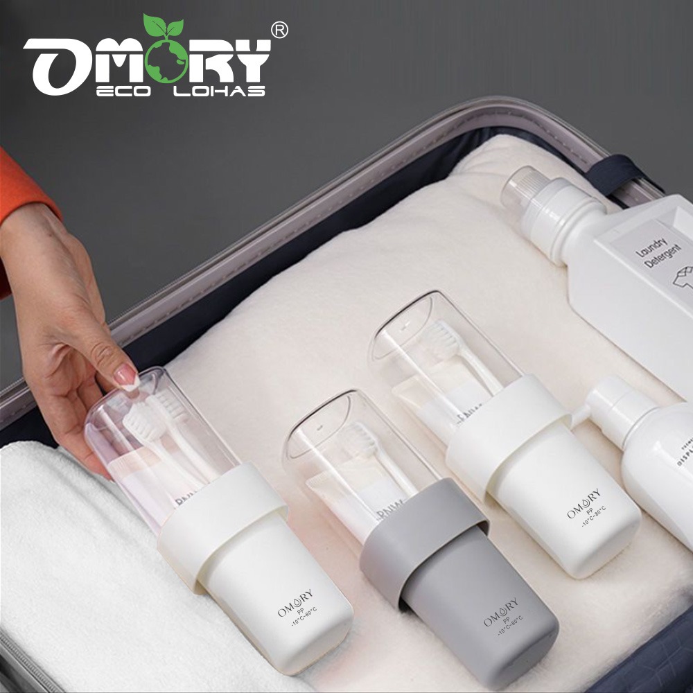 【OMORY】旅用便攜收納洗漱杯 牙刷牙膏收納盒-旅行漱口杯-細節圖5