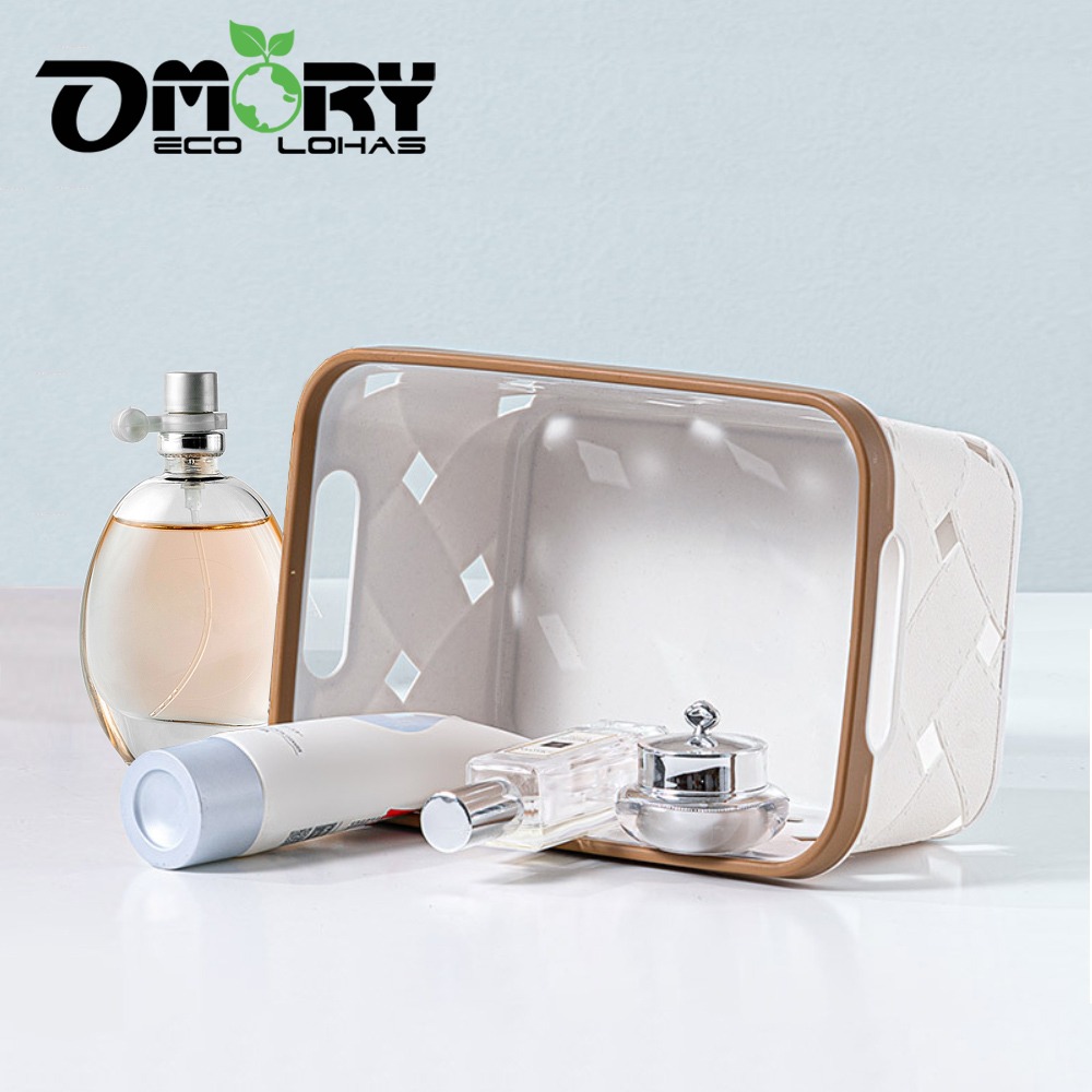 【7-ELEVEN 門市團購】【OMORY】仿皮革編織長形收納盒-細節圖6