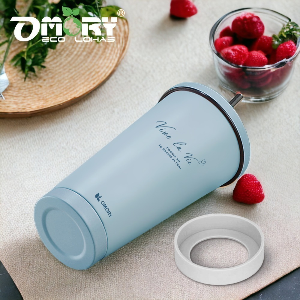 【OMORY】晨沐不鏽鋼吸管杯500ml-細節圖6