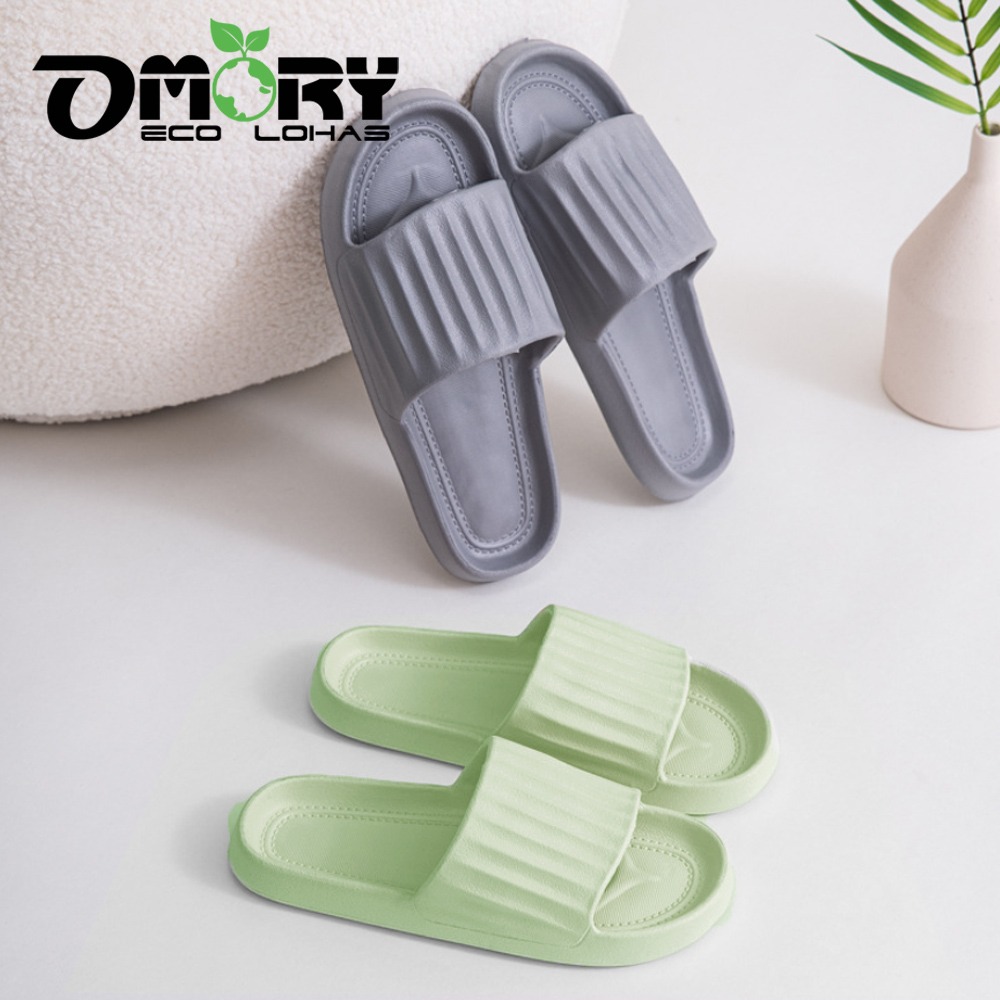 【OMORY】簡約EVA條紋拖鞋-細節圖6