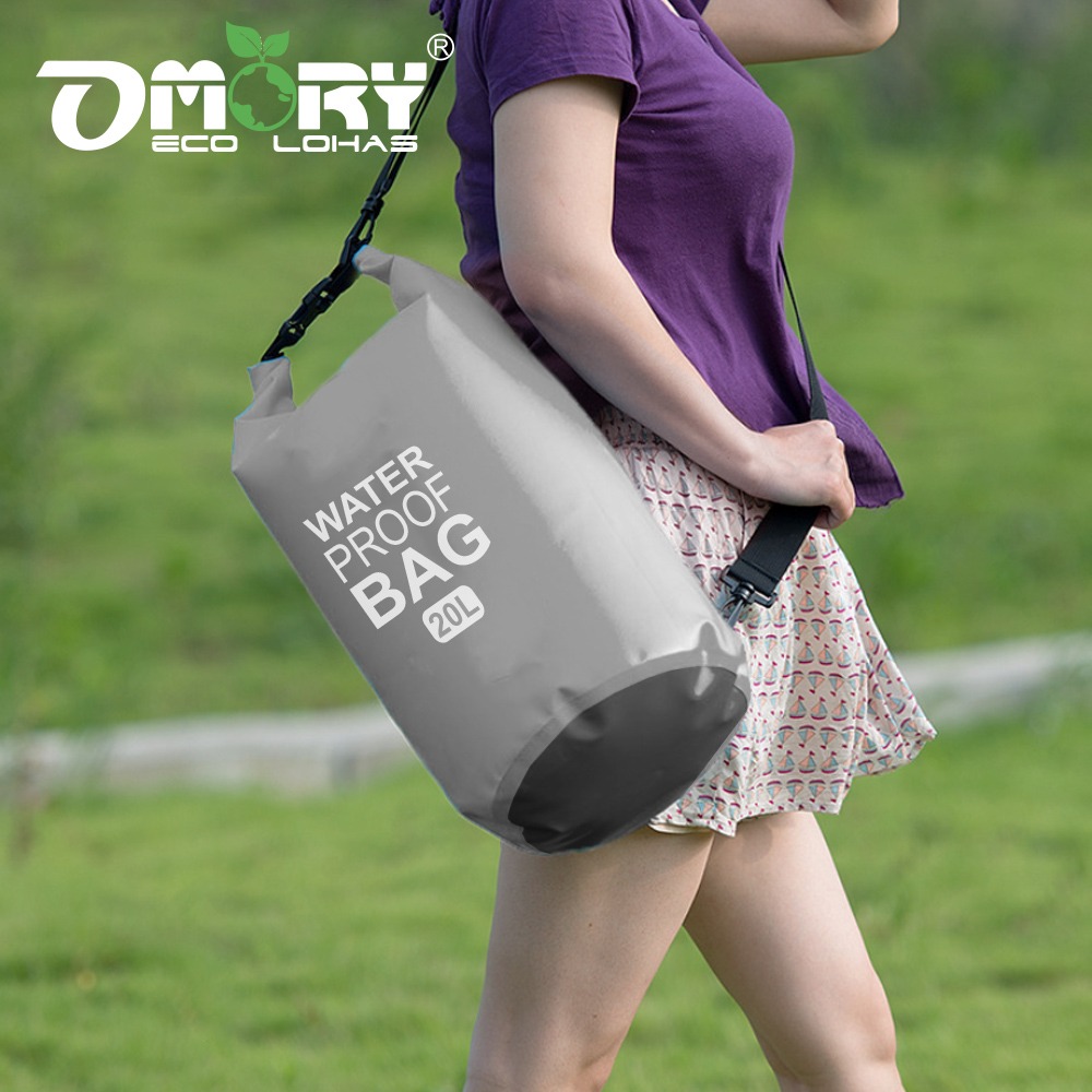 【OMORY】圓筒超輕量防水袋/漂流袋/5L/15L/20L-細節圖6