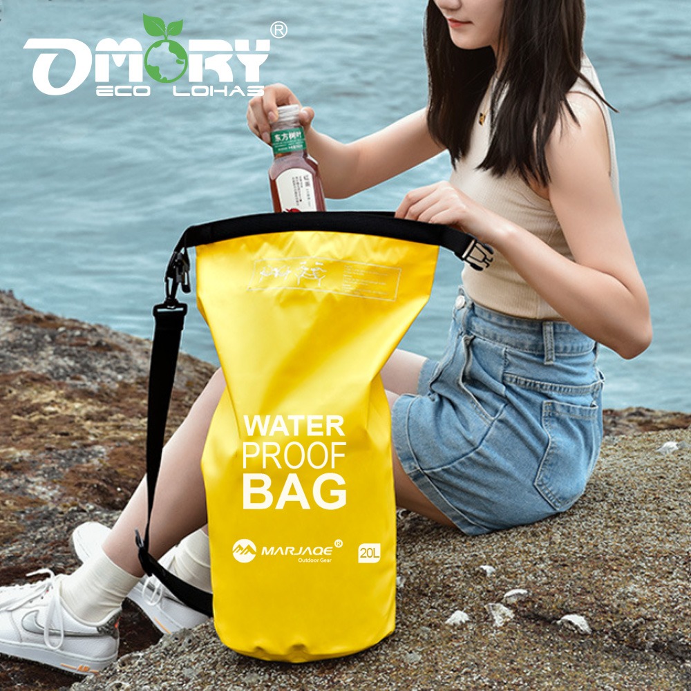 【OMORY】圓筒超輕量防水袋/漂流袋/5L/15L/20L-細節圖7
