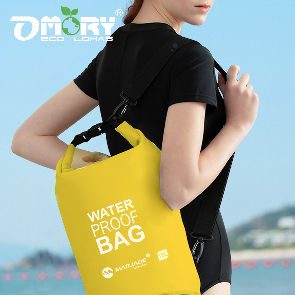 【OMORY】圓筒超輕量防水袋/漂流袋/5L/15L/20L-細節圖9