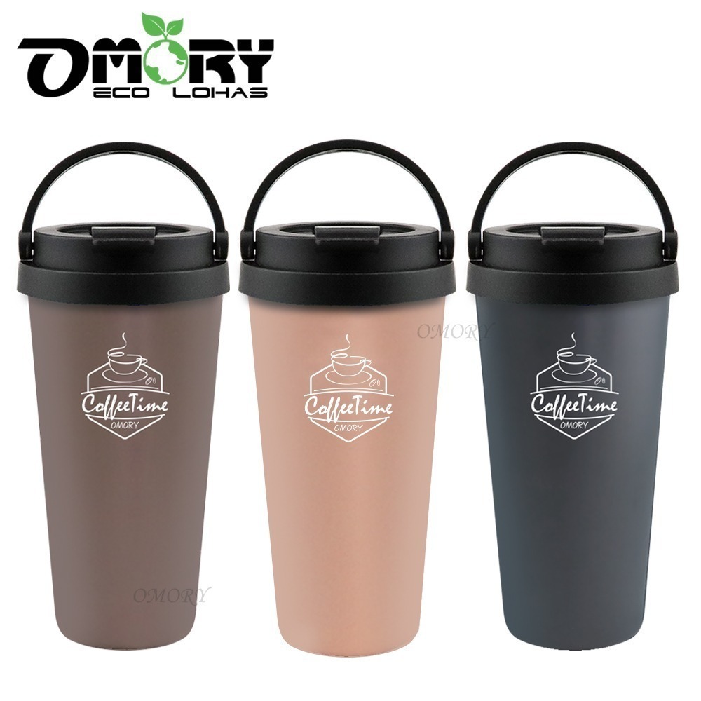 【限時購】【OMORY】304陶瓷塗層隨行杯500ML-細節圖2