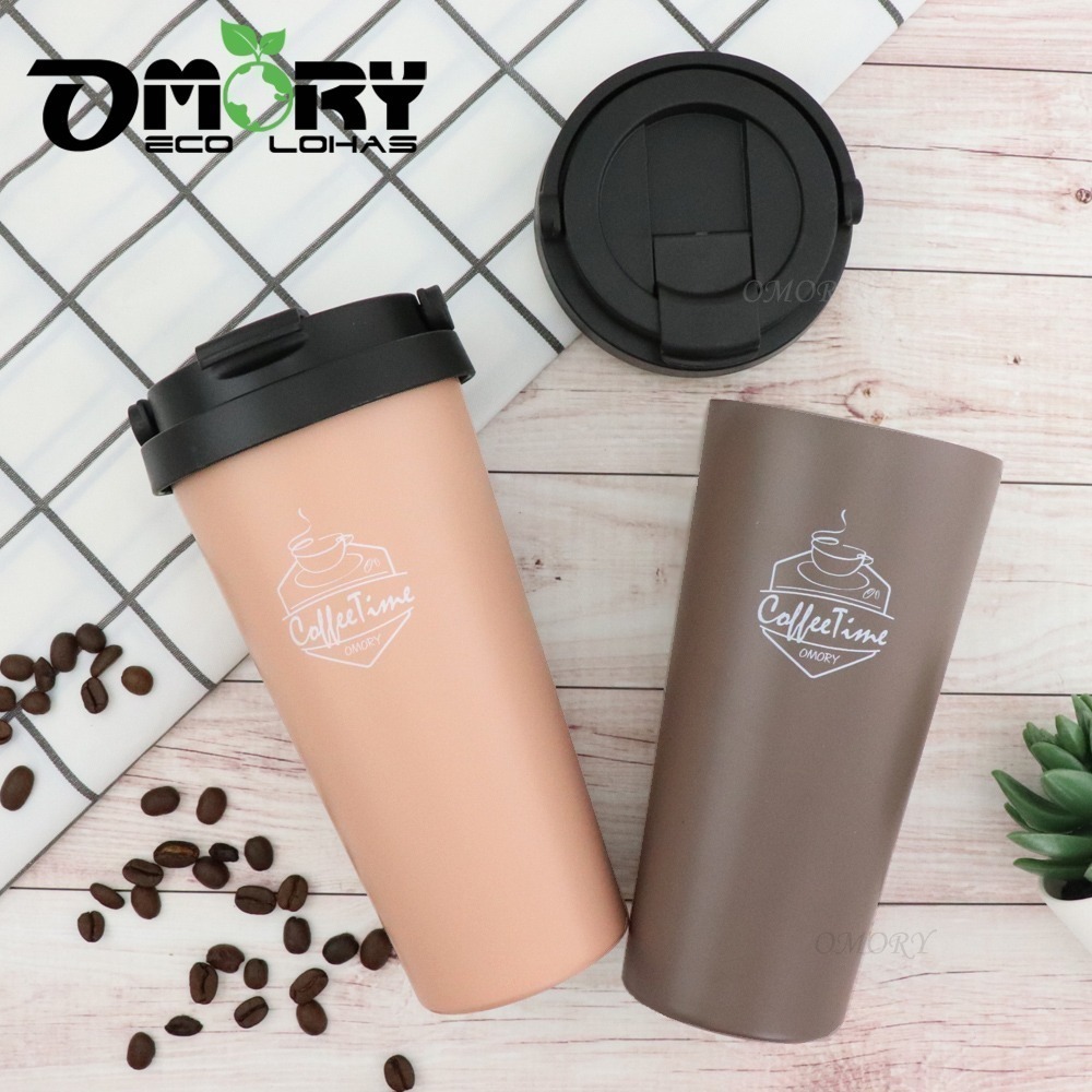 【限時購】【OMORY】304陶瓷塗層隨行杯500ML-細節圖5