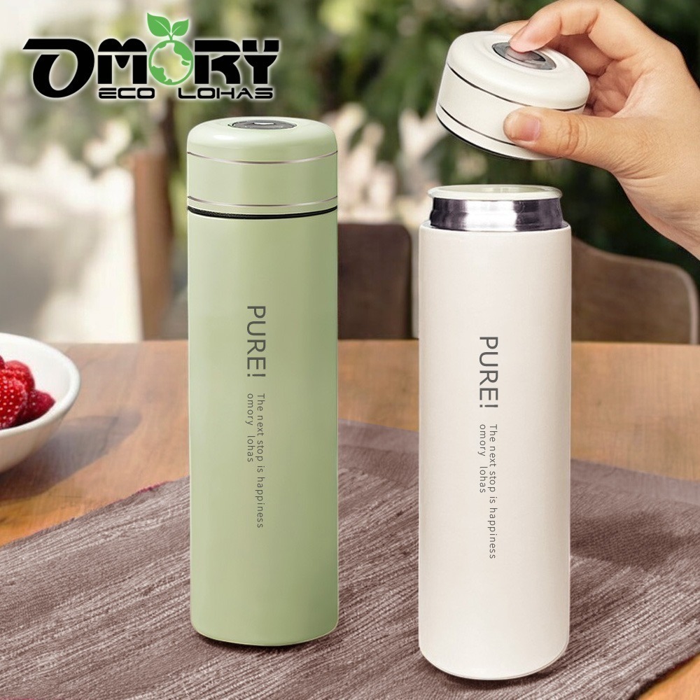 【OMORY】316純色一鍵開蓋保溫瓶480ML-細節圖2