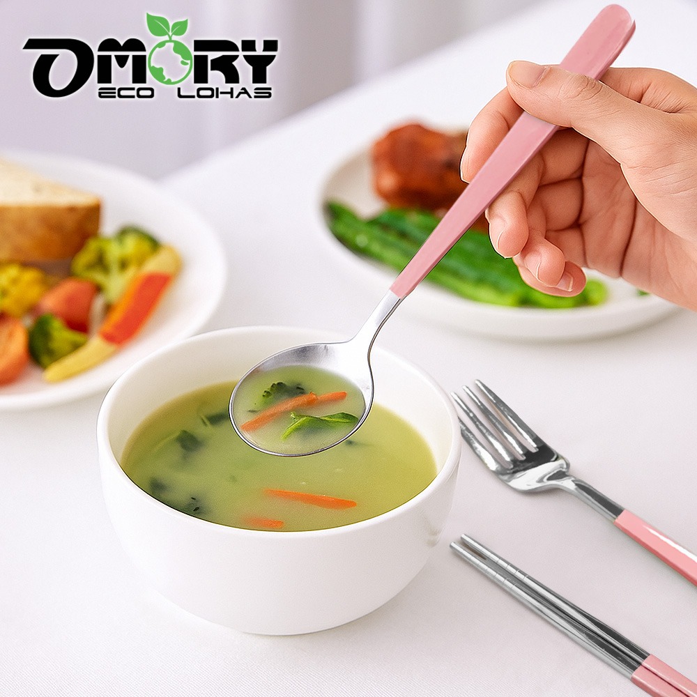 【OMORY】304莫蘭迪慢享生活餐具組-櫻花粉-細節圖9