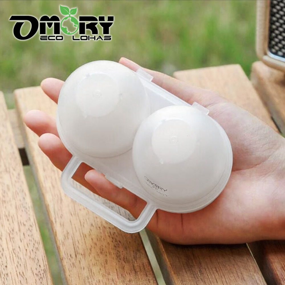 【OMORY】便攜式2格雞蛋收納盒-細節圖5