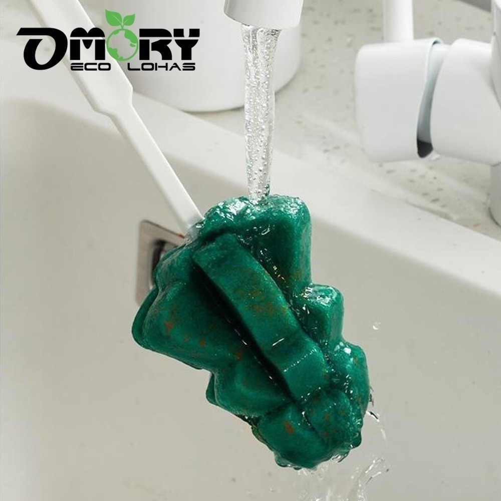 【OMORY】可伸縮聖誕樹海綿清潔杯刷-2入組-細節圖2