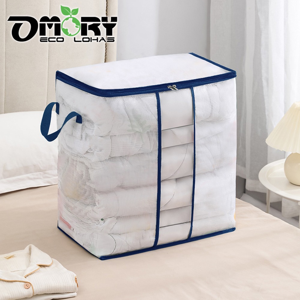 OMORY透明PVC衣物棉被收納-細節圖2