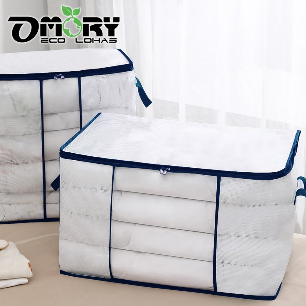 OMORY透明PVC衣物棉被收納-細節圖7