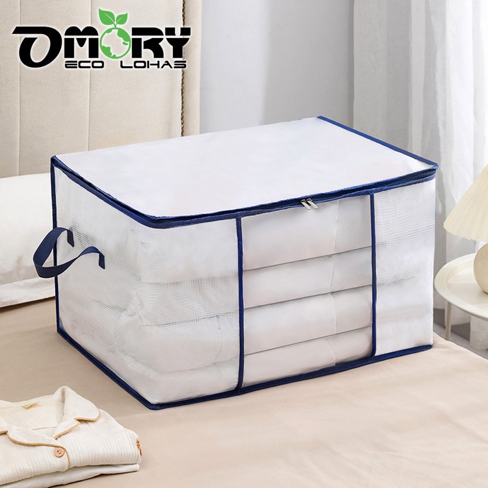 OMORY透明PVC衣物棉被收納-細節圖8