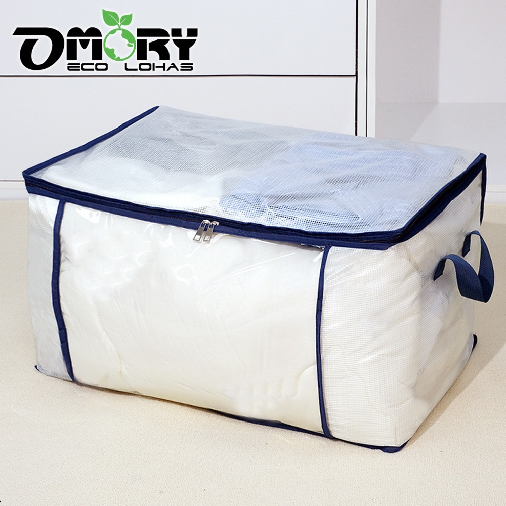 OMORY透明PVC衣物棉被收納-細節圖9