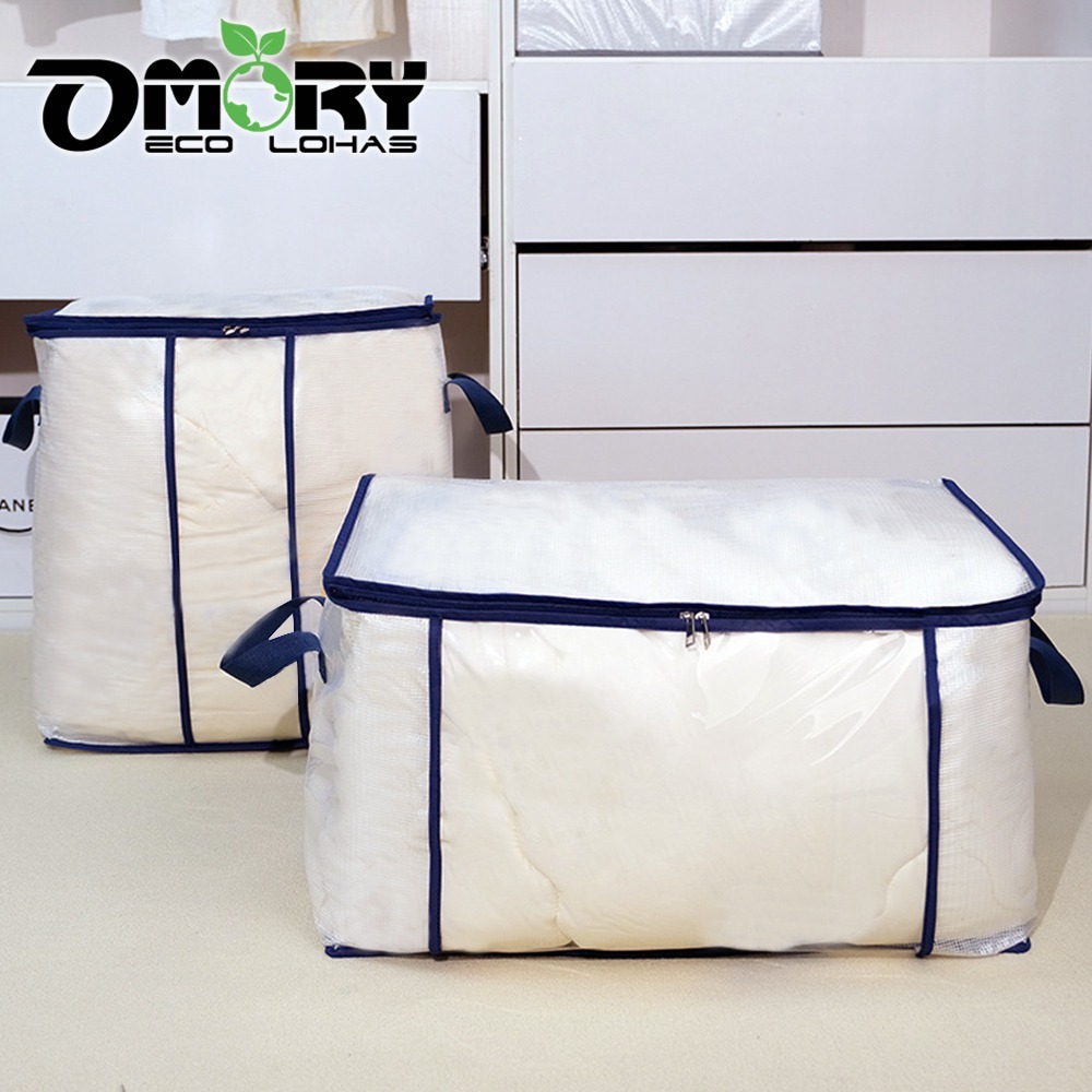 OMORY透明PVC衣物棉被收納-細節圖6