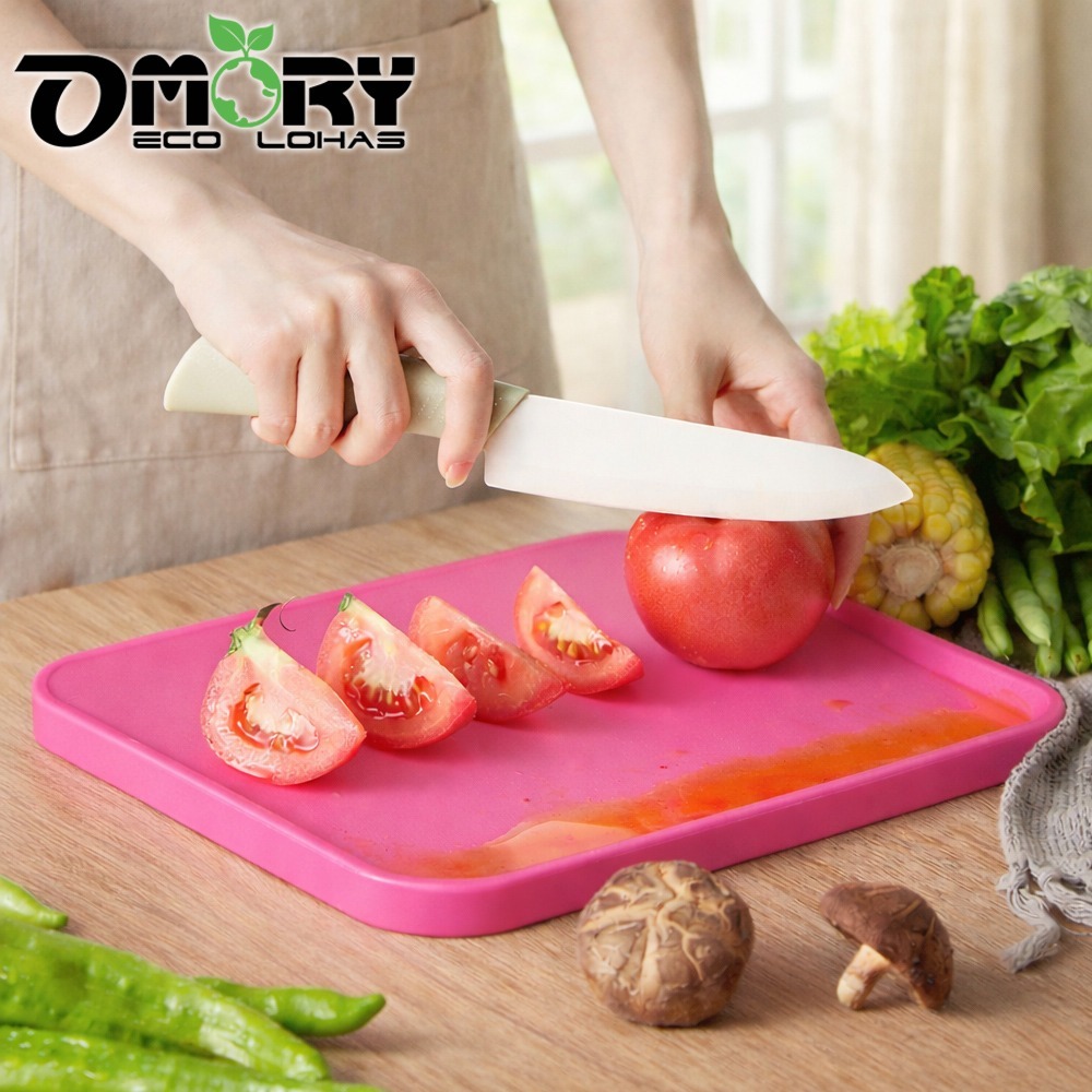 【OMORY】雙面半斜防漏砧板-小-細節圖4