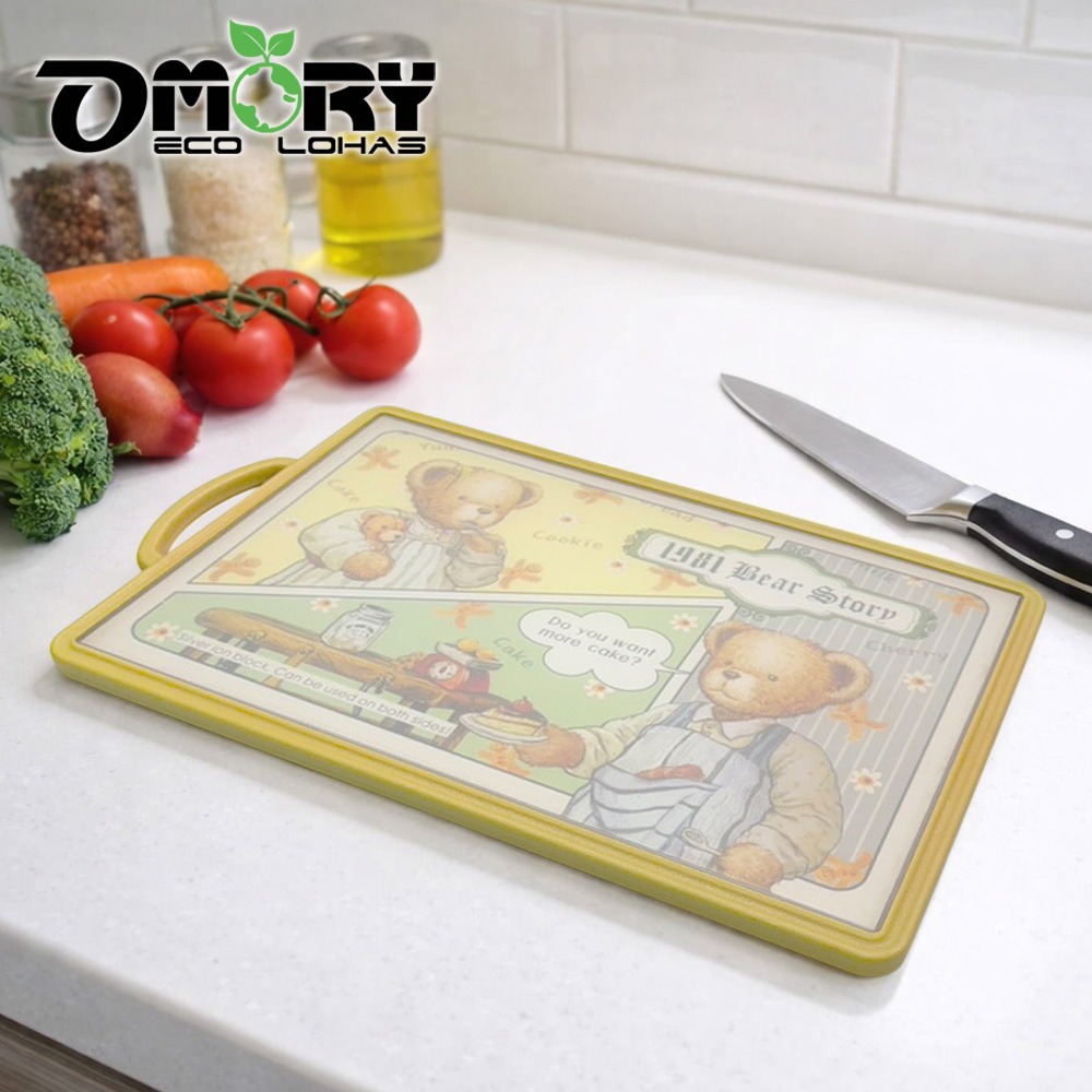 【OMORY】泰迪熊可立式雙面砧板-細節圖3