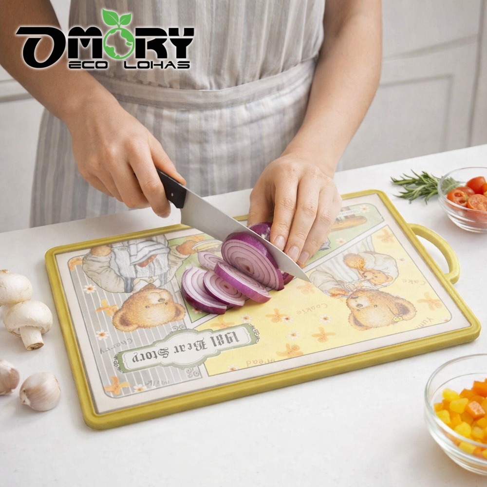 【OMORY】泰迪熊可立式雙面砧板-細節圖5