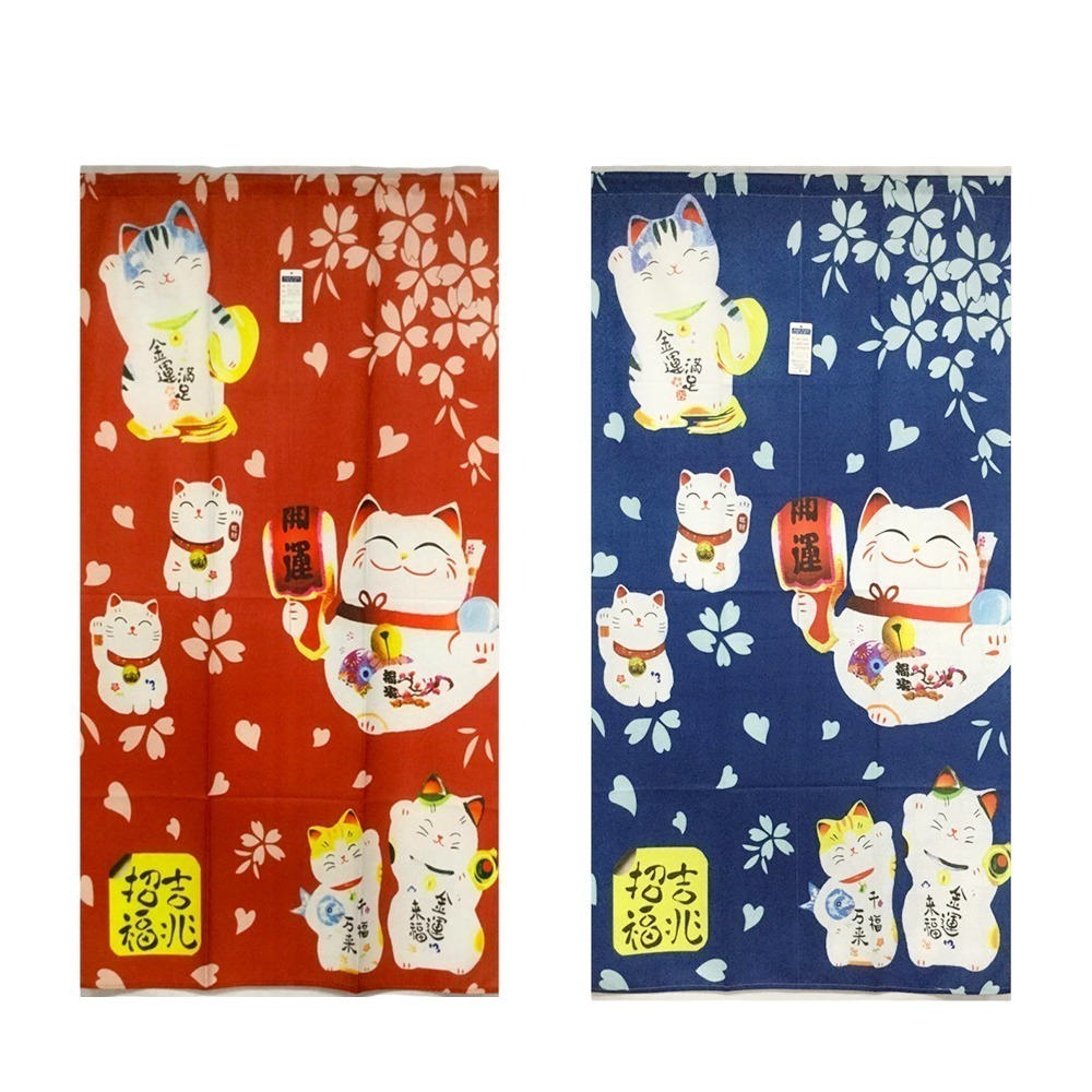 【限時購】【OMORY】開運招財日式門簾85x150cm(四款)-任選2入-細節圖5