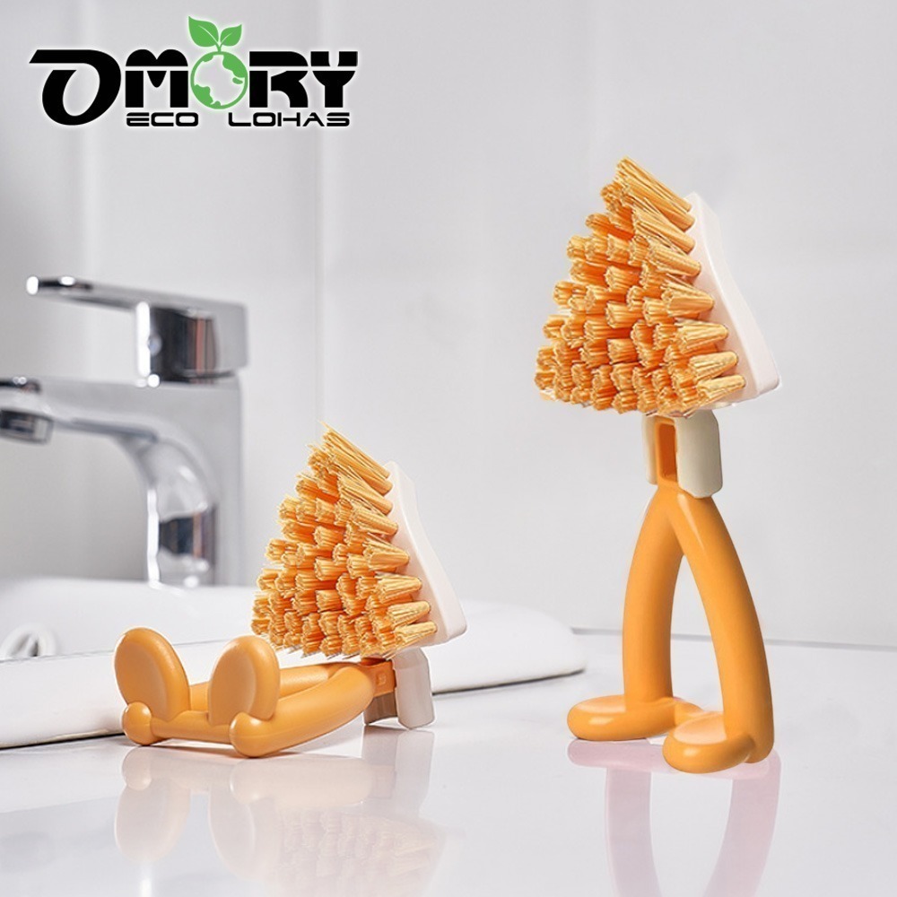 【限時購】【OMORY】多功能可摺疊三角清潔刷-細節圖2