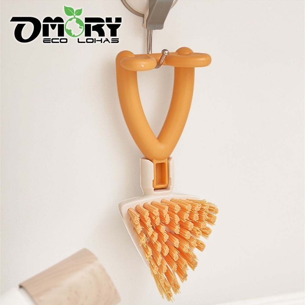 【限時購】【OMORY】多功能可摺疊三角清潔刷-細節圖5