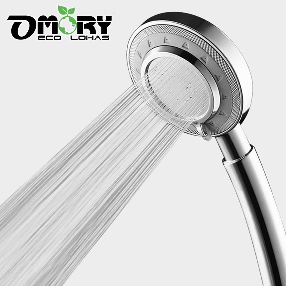 【限時購】【OMORY】3段式增壓水霧蓮蓬頭-銀色-細節圖2
