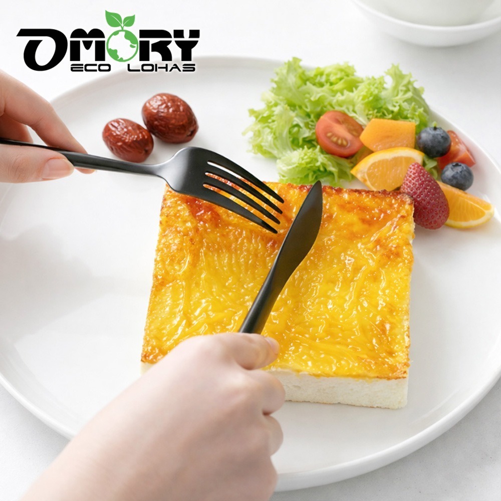 【限時購】OMORY 典雅法式鍍鈦刀叉組-細節圖4