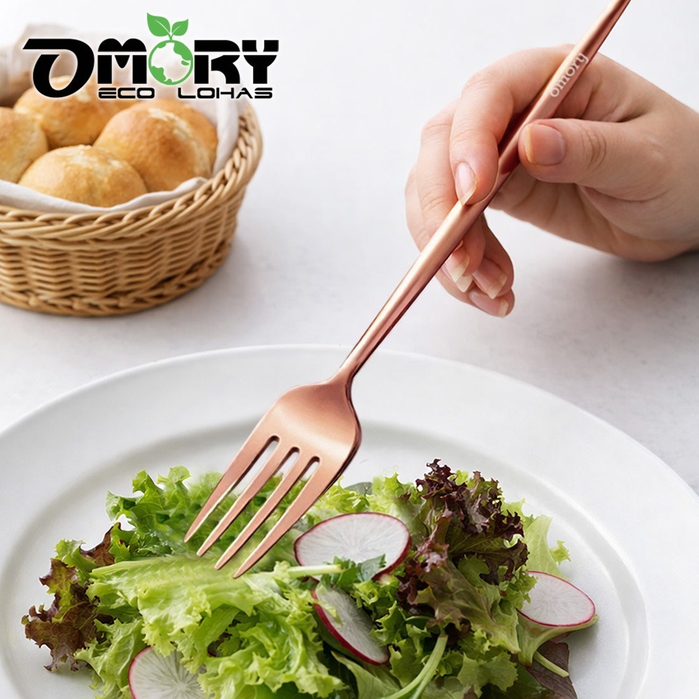【限時購】OMORY 典雅法式鍍鈦刀叉組-細節圖9