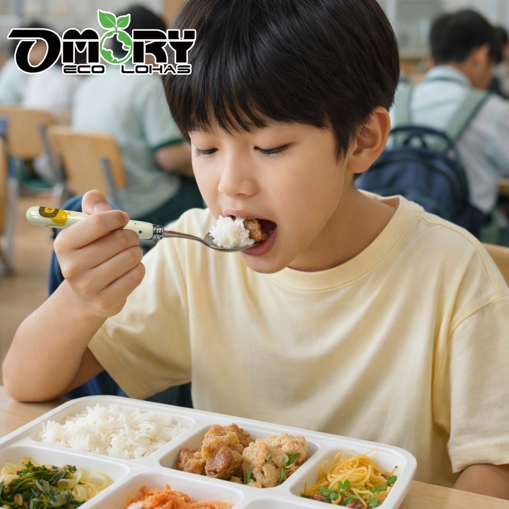 【OMORY】304動物陶瓷柄餐具-細節圖11