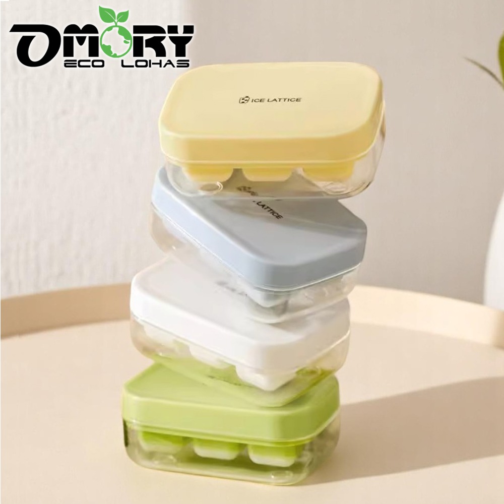 【OMORY】MINI6格下壓式製冰盒(附座)-細節圖5